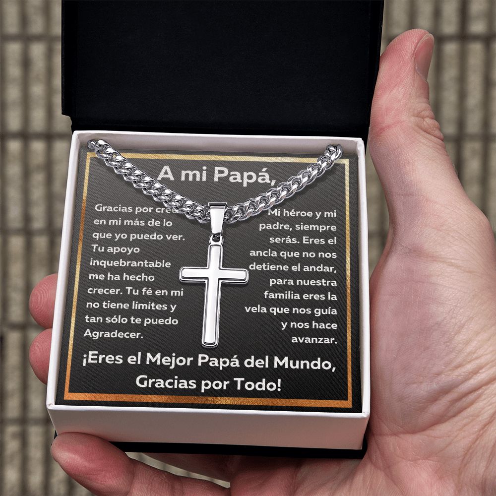 Gift for Dad in Spanish - Gracias por Creer en Mi