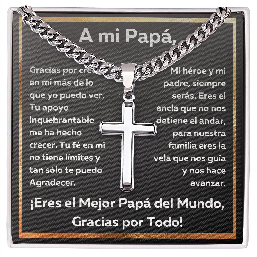 Gift for Dad in Spanish - Gracias por Creer en Mi