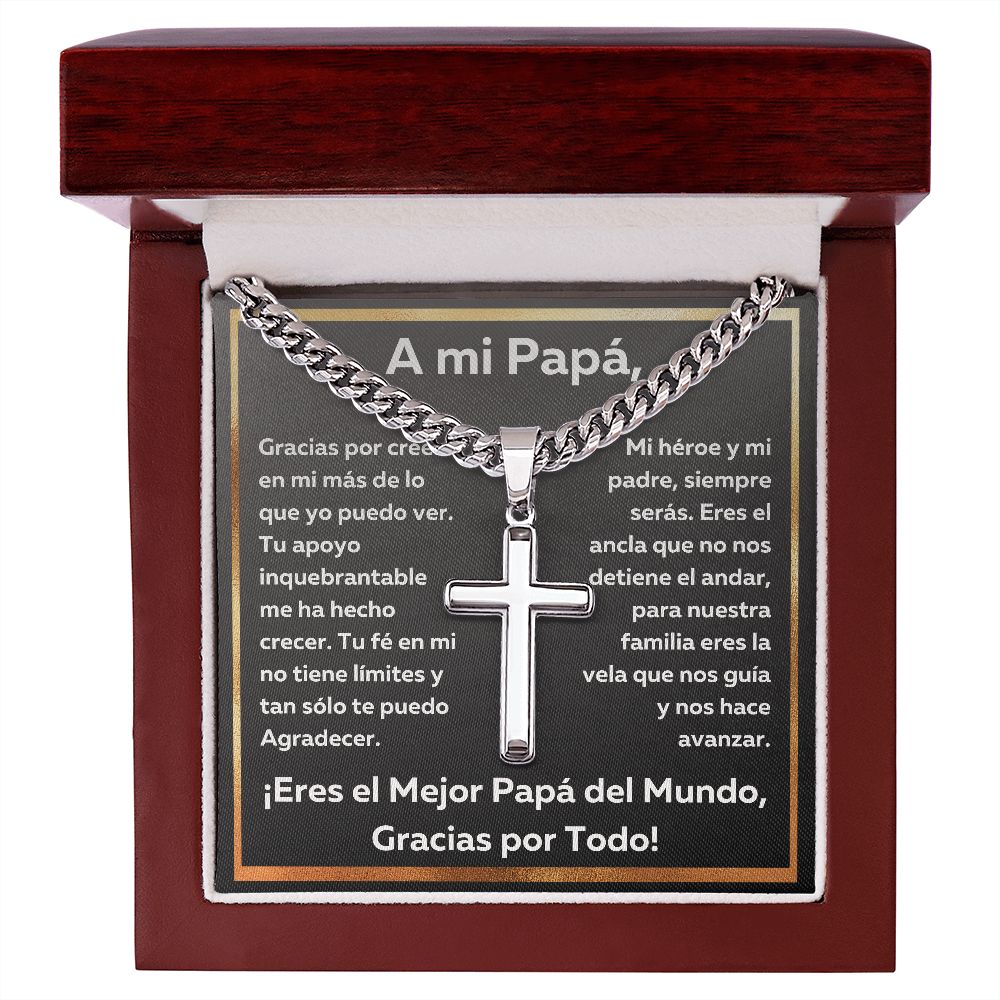 Gift for Dad in Spanish - Gracias por Creer en Mi